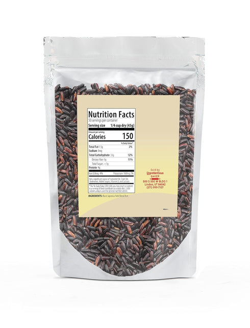 (5 lb), Unpretentious Black Japonica Rice, Good Source of Dietary Fiber, Nutty Flavor