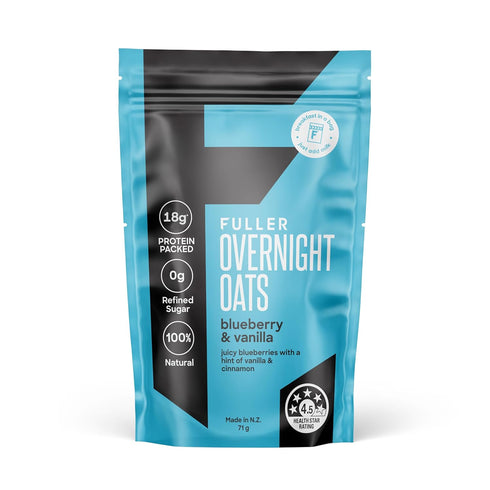 Delicious High Protein Overnight Oats - Nutritionist Designed FULLER For Longer With Low Sugar, High Fiber & Premium
