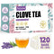 Tenyxarae Clove Tea Bags120 Teabags (2g/Bag), Made from 100% Natural Clove Flower Buds
