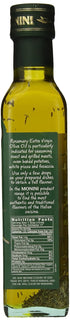 8.5 Monini Extra Virgin Olive Oil, Rosemary, Ounce