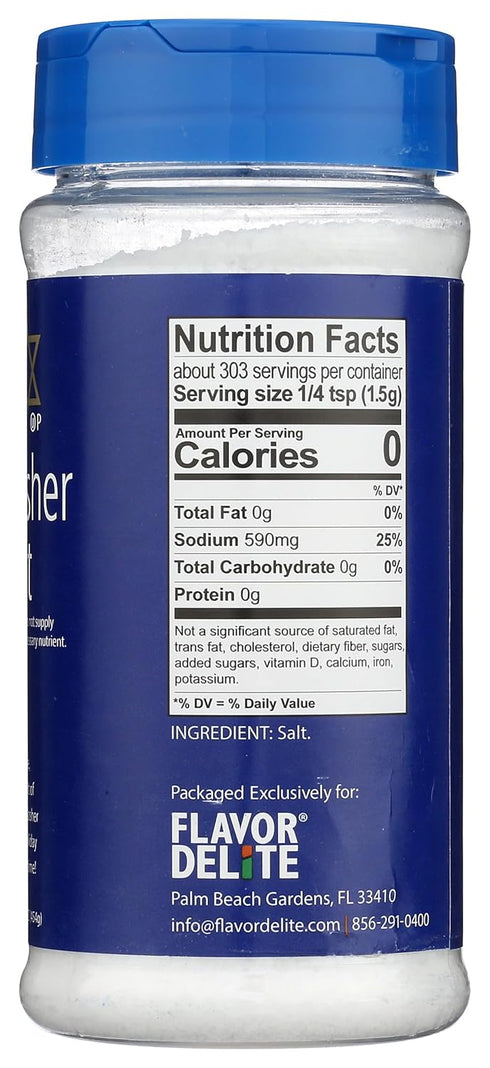 Nassau Candy 16 OZ DAVIDS Kosher Salt