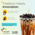 9PK Twrl Brown Sugar Boba with Straws, Chewy Boba Pearls for Bubble Tea, Desserts & Ice Cream Toppings, Plant-Based