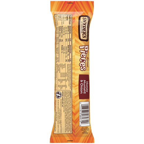 3.25oz (Pack 9) Snyder's Of Hanover Honey Mustard & Onion Pretzel Pieces, Bag