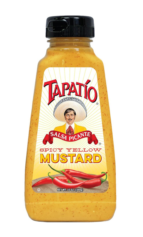 Morehouse Tapatio Spicy Yellow Mustard - - 12oz Bottle