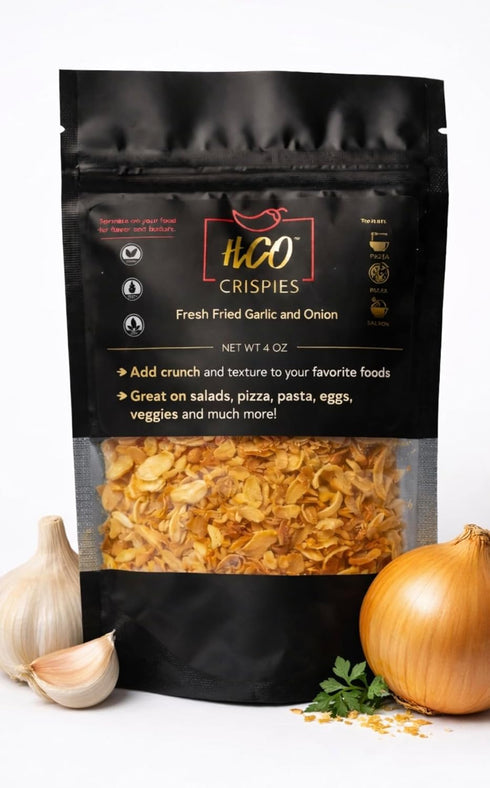 HCO Crispies Fried Garlic and Onion Mix | Perfect for Baking, Seasoning
