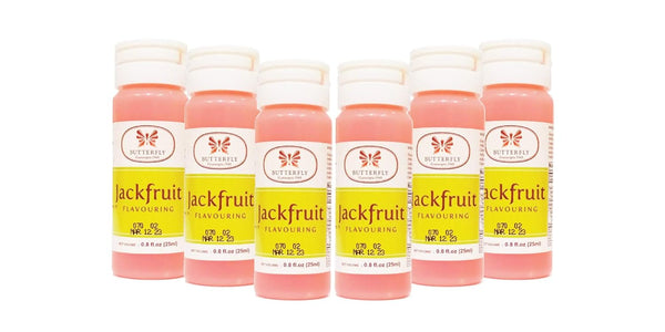 Butterfly Flavoring Extract Paste, Jackfruit, 25 ml (Pack of 6) — Tropical Fruit Flavoring for Baking, Desserts