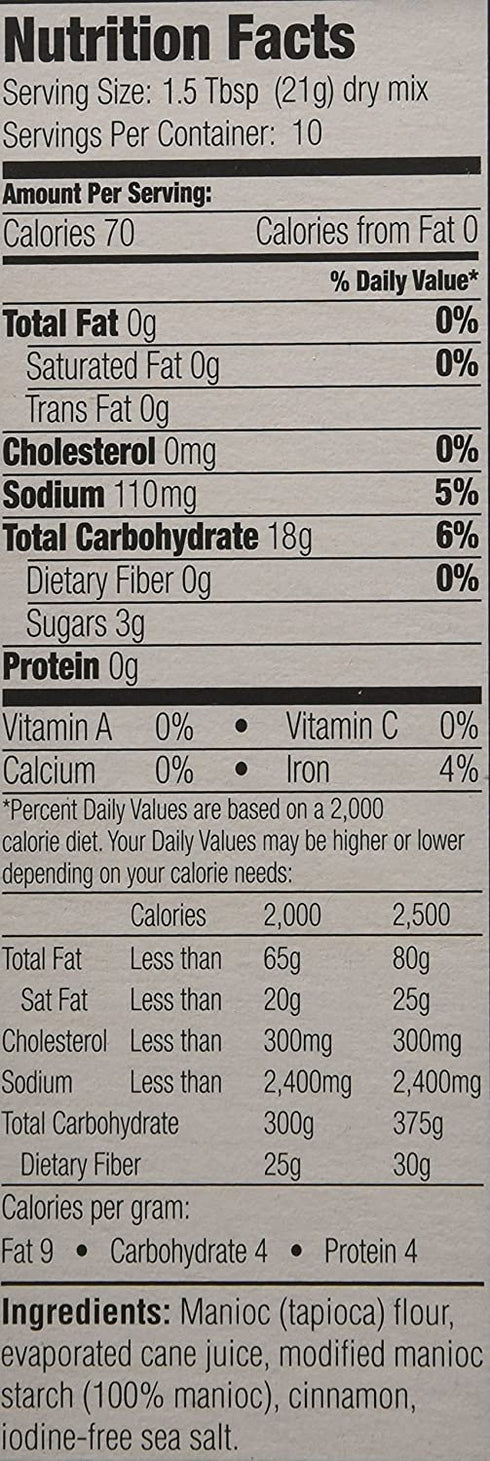 Chebe 7.5-Ounce (Pack 8) Bread Cinnamon Roll Mix, Gluten Free, Box