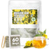 TEAWOO 60 Mullein Leaf Tea Bags, From 100% Natural Mullein Leaves for Lungs