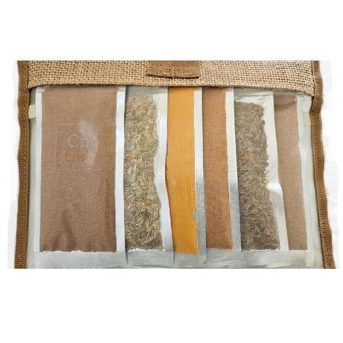 Set Spice & Seasoning - Ground Whole Indian Spices: Bay Leaves | Brown Mustard |Cayenne | Cinnamon | Cloves | Coriander