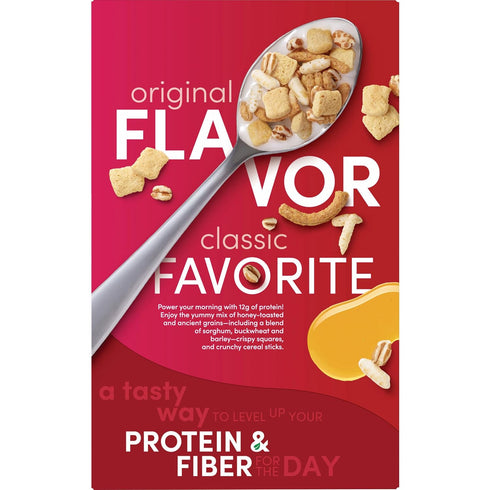 Kellogg's 9.7oz (1 Kashi GO Breakfast Cereal, Fiber Cereal, Family Breakfast, Original, Box Box)