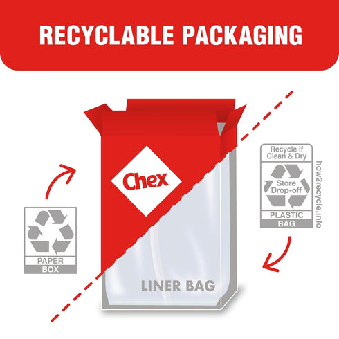12.5 oz Honey Nut Chex Cereal, Gluten Free Breakfast Cereal, Made with Whole Grain