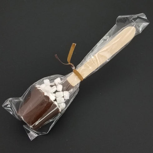 Melville Candy Delicious Hot Chocolate Spoons - Individually Wrapped Chocolate Stirrers with Marshmallows for Hot Cocoa