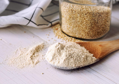 8 Food to Live Organic White Quinoa Flour, Ounces Non-GMO, Fine Ground Whole Grain, Vegan, Kosher, Bulk Powder, Perfect