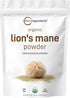 Micro Ingredients Organic Lions Mane Mushroom Powder, 8oz | Pure Fruiting Body