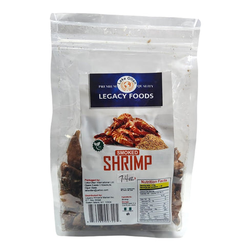 Legacy Foods Smoked Shrimp, 7.4 oz