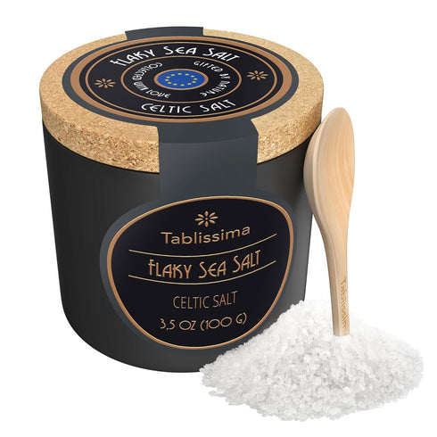 Flaky Sea Salt - Celtic Sea - 100g Eco-Friendly Container with Cork