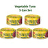 90g 5 Dong-Won Korean Tuna Can with Vegetables x - Canned Tuna in Water for Gimbab, Pasta, Salads & Sandwiches