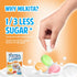 Milkita The Real Milk Lollipop Bag - Gluten Free Chewy Candies with Calcium, 10 Pcs (Strawberry, Honeydew, Mango)