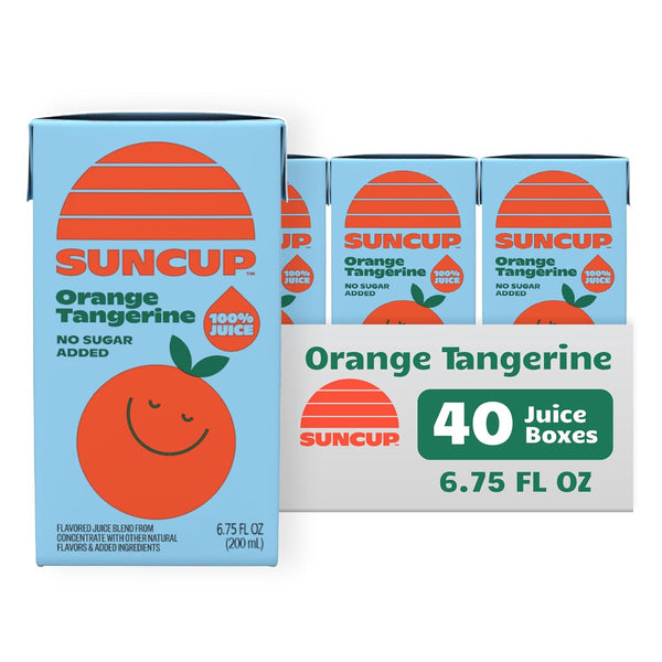 SunCup 100% Juice Boxes for Kids | No Added Sugar, No Dyes,