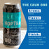 16fl oz (pack 12) HOPLARK Sparkling HopTea - The CALM ONE - Tall cans of Chamomile and Citra Hops Herbal Sparkling Tea
