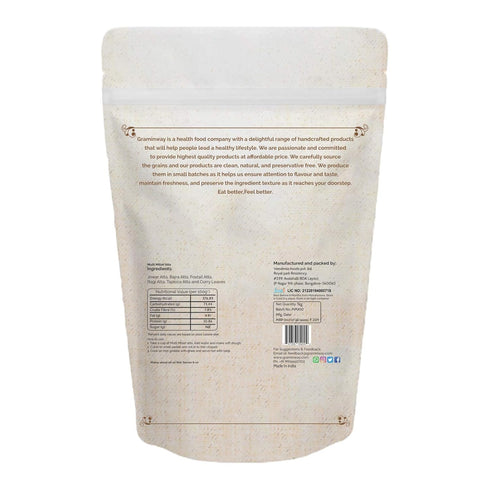 Graminway 1kg - FROM THE ROOTS Healty & Tasty Multi Millet Atta/Flour