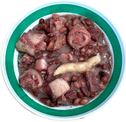 Generic Packed 5lb Cured Pork Tails In Brine, Pail, Ideal for Jamaican Stew Peas With Pig Tails Recipe and Other