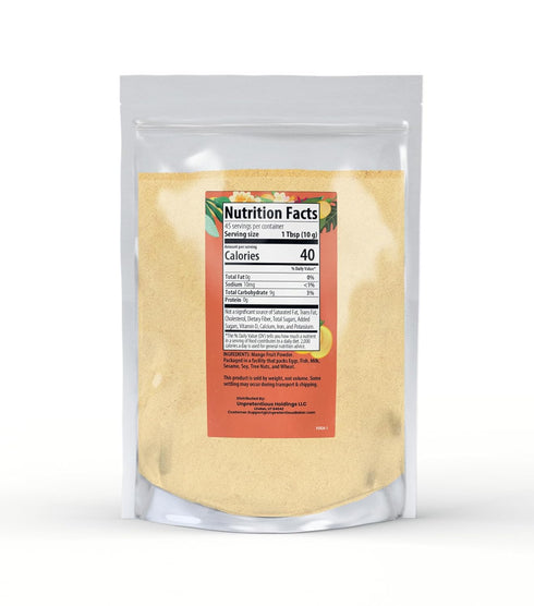 1 lb, Unpretentious Mango Fruit Powder, Drink & Smoothie Mix