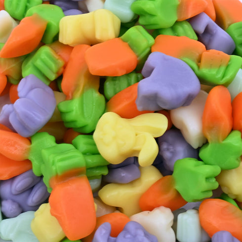 Gummies 1 Lb Candy Retailer Carrots Rabbits and Cottontails Easter