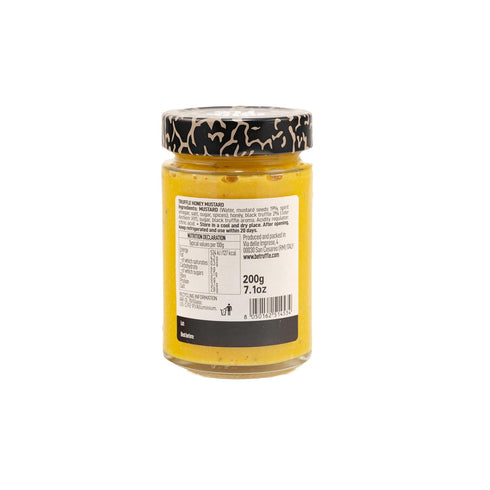 7,05 OZ 200g 100% Be Truffle - Black Truffle Honey Mustard - - Made in Italy - Cholesterol-Free, Gluten-Free