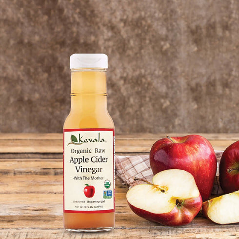 8 Oz (Pack 2) Kevala Organic Raw Apple Cider Vinegar, Fl