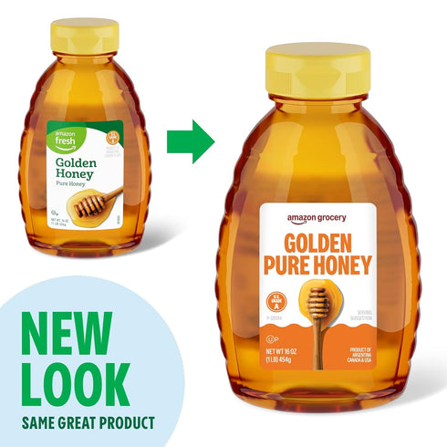16 Oz Amazon Grocery, Golden Pure Honey
