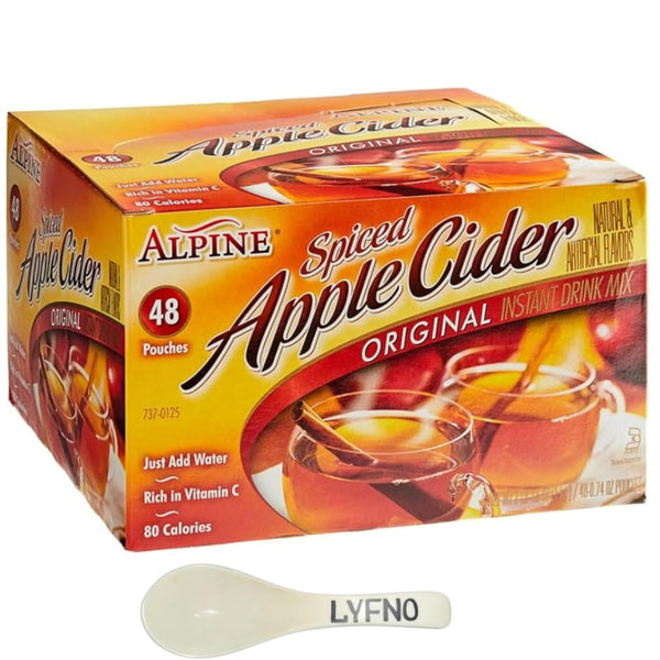 Lyfno Alpine Spiced Apple Cider Original (48 Pouches) 0.74 OZ Each -