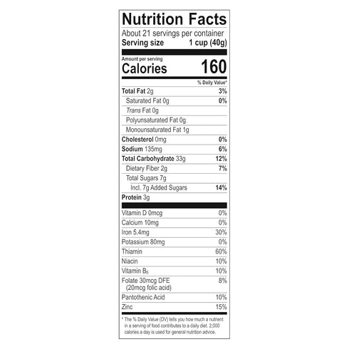 30 1 count (Pack 2) Malt-O-Meal Honey and Oat Blenders with Almonds Breakfast Cereal, Family Size Bulk Bagged Cereal