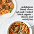 16g 10 oz Amylu Foods Sea Salt & Cracked Black Pepper Chicken Meatballs, Natural Ingredients, of Protein, Chicken