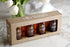 Set, 4 3 OZ Bee Harmony Classic Honey Flight, Mini Honey Gift Jars, Each, Premium, Raw, Made in the USA