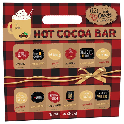 Holiday Hot Cocoa 12 Pack Cocoa Sampler Gift