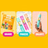 (Pack 50) DeeBee's Organics Tropical SuperFruit Freezie Pops, No Added Sugars, No Artificial Flavors or Colors