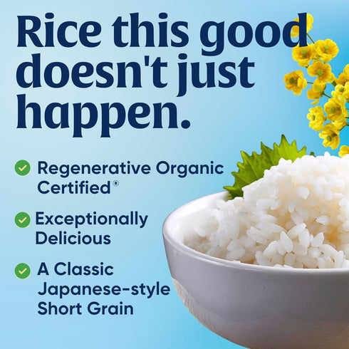 909 LUNDBERG FAMILY FARMS Organic Sushi Rice White, GR