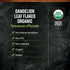 16 (Pack 1) Frontier Co-op Organic Dandelion Leaf, Cut and Sifted - Dried for Loose Tea, Caffeine-Free Coffee