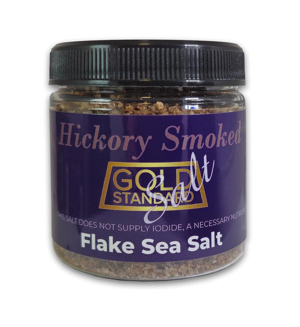 KOSHER CERTIFIED Hickory Smoked Flake Sea Salt - 4oz