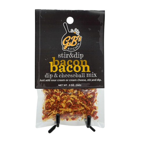 Generic Bacon Bacon Dip & Cheeseball Mix | .9 oz | GB's Kitchen