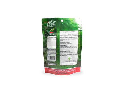 Hanan Peruvian Secrets Diente De Leon Herbal Tea | 100% Natural Dandelion Leaves | 1.06oz / 30g | Supports Healthy
