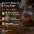 Slow-Simmered 14 oz (4-Pack) FOND Regenerative Grass Fed Beef Bone Broth Infused with Organic Tomato & Thyme Beef Broth