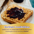 12 (Pack 1) ChocZero Keto Grape Jam, No Added Sugar Fruit Spread Preserves, Concord Jelly, Great Source of Fiber