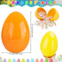 Barblog 10 Inch 6 12 (12 10 Inch Giant Macaron Plastic Easter Eggs pcs/ pcs Large Plastic Easter Eggs With Handle Jumbo