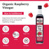 16.9 Oz (Pack 2) De La Rosa Raspberry Vinegar Organic, Raw & Unfiltered Pure Vinegar, Vegan, Gluten Free & Kosher