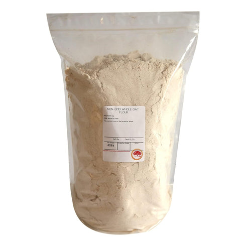 Kauffman's Fruit Farm 4.5 Lb. Bulk Whole Oat Flour For Baking, Bag