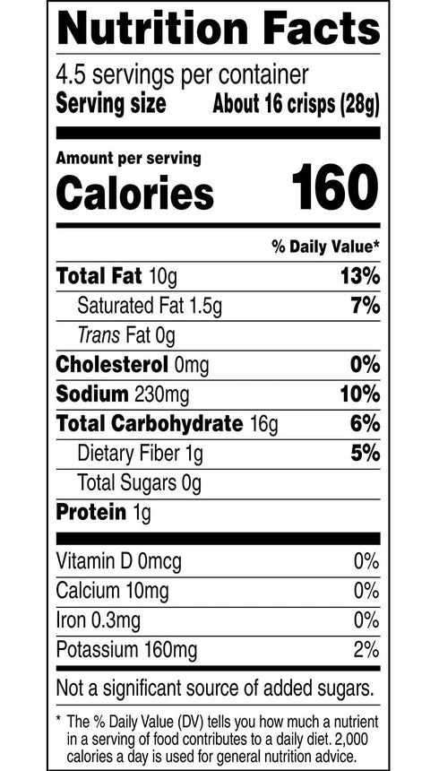 EDYOS 4.25 Oz. (Pack 2) Regular Potato Crisps, Bags