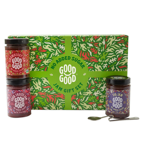 GOOD GOOD Assorted No Added Sugar Jam Gift Box - Strawberry, Fig