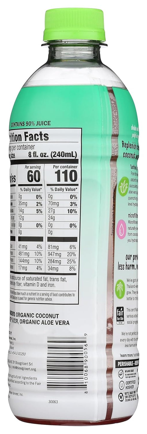 Harmless 16 Harvest Coconut Water with Aloe, FZ
